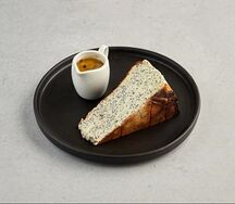 Маковый чизкейк с курдом маракуйя