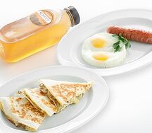 Завтрак Бодрое утро из трех блюд и напитка