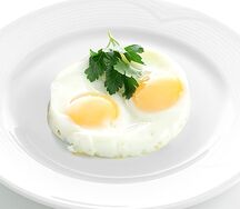 Глазунья из двух яиц