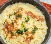 Толченый картофель с сыром