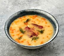 Гороховый суп с беконом