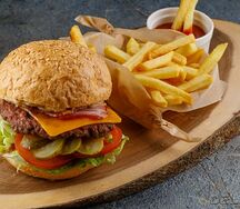 Шефбургер с говяжьей котлетой