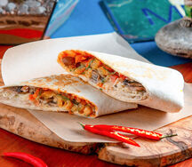 Вегетарианский буррито с гуакамоле