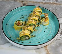 Фитнес-ролл с креветкой темпура