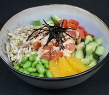 Поке с лососем