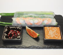 Нэм-роллы с креветками