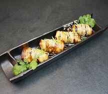 Рулетики из баклажанов