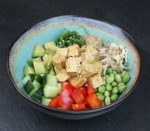 Боул с маринованным тофу