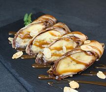 Спринг-ролл с бананом и нутеллой