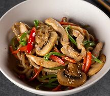 Лапша с курицей