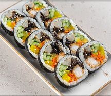 Кимпаб с креветкой васаби