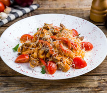 Паста с говядиной