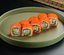 Калифорния с тигровой креветкой