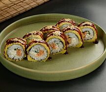 Горячий ролл Темпура лосось