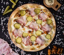 Опята с грудинкой