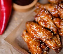 Крылышки Барбекю острые