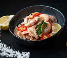 Креветки отварные
