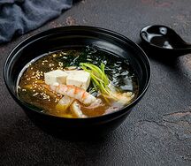 Мисо с креветками