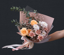 Букет цветов Капучино