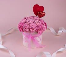 Цветы в коробке Я всегда рядом