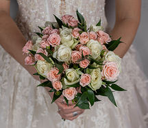 Свадебный букет Розовая нежность
