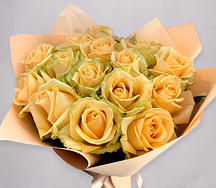 Букет из 17 роз Пич Аваланж