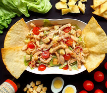 Салат Цезарь с курицей