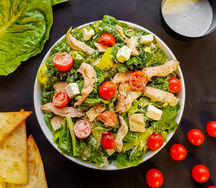 Салат Сливочный цыплёнок в айсберге