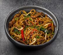 Якисоба с говядиной