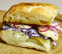 Чиабатта с курицей