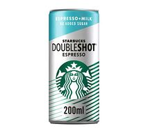 Starbucks double shot էսպրեսո կաթնային առանց ավելացված շաքարի