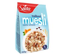 Sante չամիչ և նուշ մյուսլի