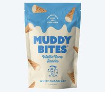 Muddy bites white chocolate
