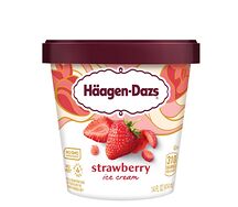 Haagen-Dazs ելակով կրեմ