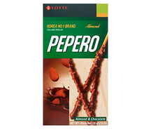 Pepero շոկոլադե ձողիկներ նուշով