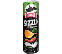 Pringles sizzl’n medium kickin sour cream