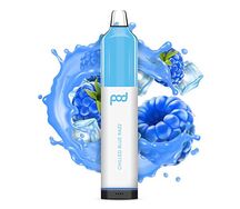 Pod blue razz chew