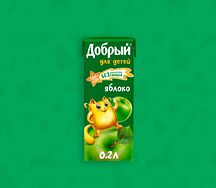Բնական հյութի Դոբրի խնձորի