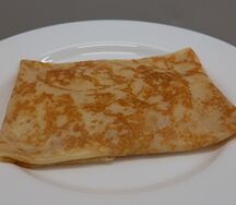 Блин с курицей и грибами