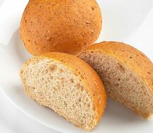 Булочка овсяная с отрубями
