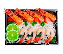 Сашими Японская креветка Ботан Эби