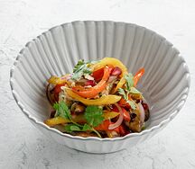Салат с печеными овощами