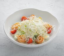 Салат Цезарь с креветками