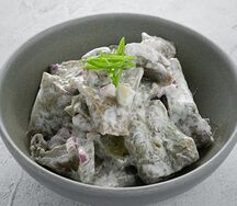 Белые грузди со сметаной