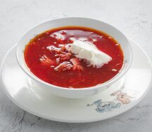 Детский борщ с курицей