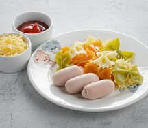 Сосиски с макаронами