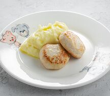 Куриные котлеты с пюре