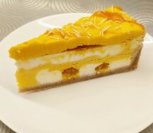 Чизкейк Манго-маракуйя