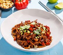 Лапша Чанджамен с курицей