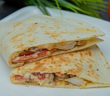 Кесадилья с курицей